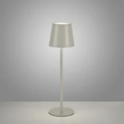 Akku Tischleuchte , beige/greige Indoor, Outdoor, Camping