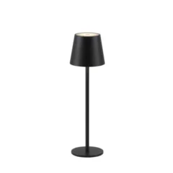 Akku Tischleuchte ,schwarz, Indoor, Outdoor, Camping