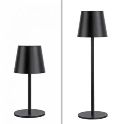 Akku Tischleuchte ,schwarz, Indoor, Outdoor, Camping