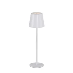 Akku Tischleuchte , weiß, Indoor, Outdoor, Camping