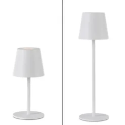 Akku Tischleuchte , weiß, Indoor, Outdoor, Camping
