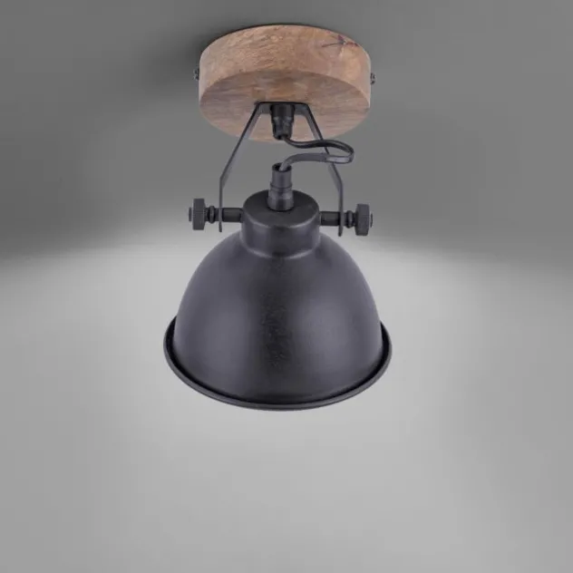 Deckenleuchte, schwarz, Retro Look, energiesparend, Industrial Design