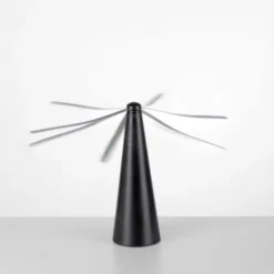 Fliegenwedler schwarz elektrisch Batterie mit USB Insektenabwehr