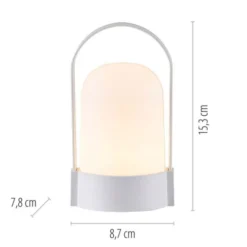 JUST LIGHT LED Akku Leuchte AKKU-JAN, weiss,