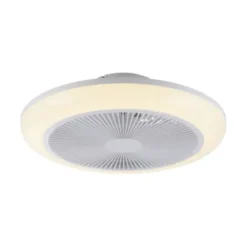 JUST LIGHT LED Deckenleuchte mit Ventilator BRANDA weiß RGB CCT