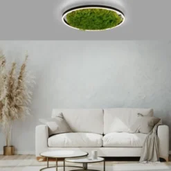 JUST LIGHT LED Deckenleuchte GERDA RITUS 60x60 Island Moos Switchmo dimmbar