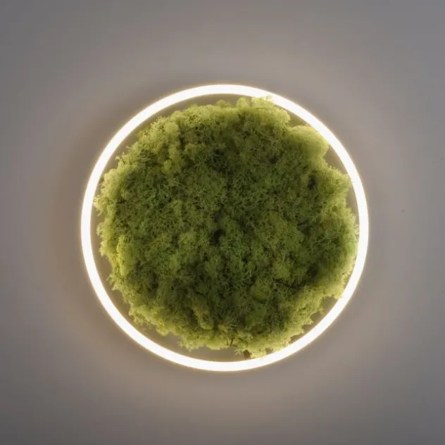 JUST LIGHT LED Deckenleuchte GERDA RITUS 40x40 Island Moos Switchmo 3 Stufen Dimmung