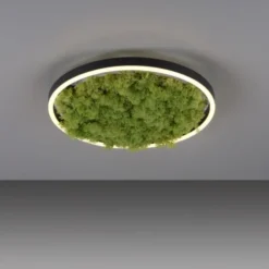 JUST LIGHT LED Deckenleuchte GERDA RITUS 40x40 Island Moos Switchmo 3 Stufen Dimmung