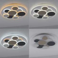 JUST LIGHT LED Deckenleuchte MODENA rund dimmbar Memoryfunktion