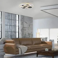 JUST LIGHT LED Deckenleuchte MODENA rund dimmbar Memoryfunktion