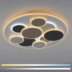 JUST LIGHT LED Deckenleuchte MODENA rund dimmbar Memoryfunktion