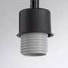 JUST LIGHT LED Deckenleuchte Echtholz GERDA TRIBU 2-flammig Stoffschirm Landhaus