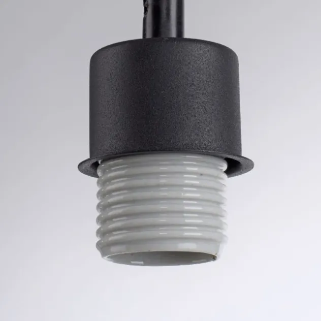 JUST LIGHT LED Deckenleuchte Echtholz GERDA TRIBU 2-flammig Stoffschirm Landhaus
