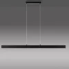 JUST LIGHT LED Pendelleuchte DRITTO, schwarz,linear