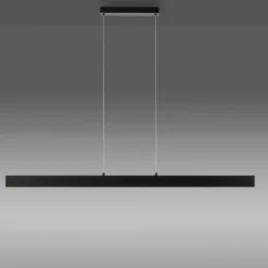 JUST LIGHT LED Pendelleuchte DRITTO, schwarz,linear