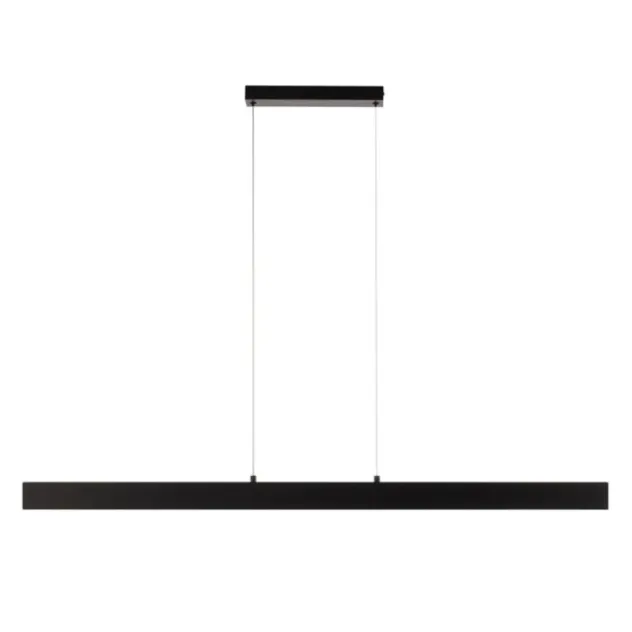 JUST LIGHT LED Pendelleuchte DRITTO, schwarz,linear