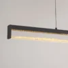 JUST LIGHT LED Pendelleuchte SPLENDA, schwarz, Touchdimmer