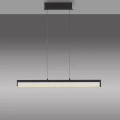 JUST LIGHT LED Pendelleuchte SPLENDA, schwarz, Touchdimmer