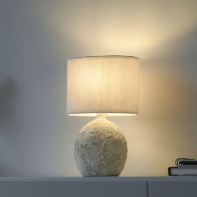 JUST LIGHT Tischleuchte LIVA, vanille