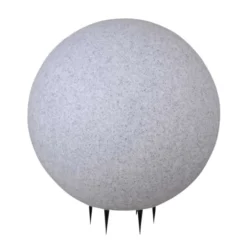 Kugelleuchte, Steinoptik, 50cm, 5m Kabel + Stecker, wetterbeständig