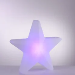 LED Akku Leuchte AKKU-STAR, weiss, groß, Outdoor IP44, USB-Ladekabel