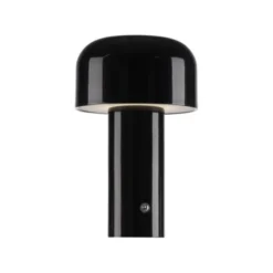 LED Akku Tischleuchte schwarz Pilzform dimmbar per Touch USB