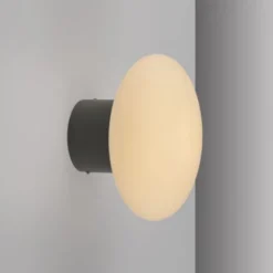 LED Außenleuchte grau Wand- und Deckenleuchte spritzwasserschutz