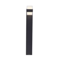 LED-Außenleuchte, Wegleuchte, anthrazit, IP44, Warmweiß