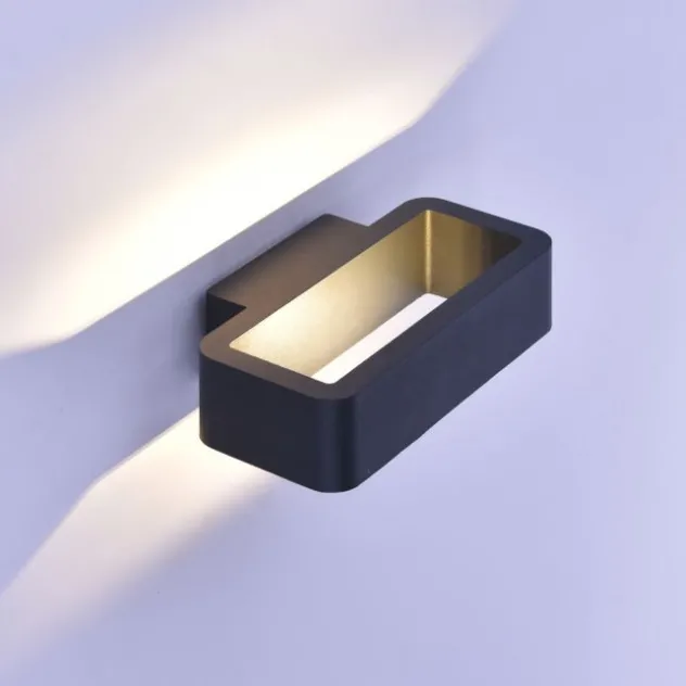LED-Außenwandleuchte, anthrazit, beidseitig beleuchtet, warmweiß, IP44