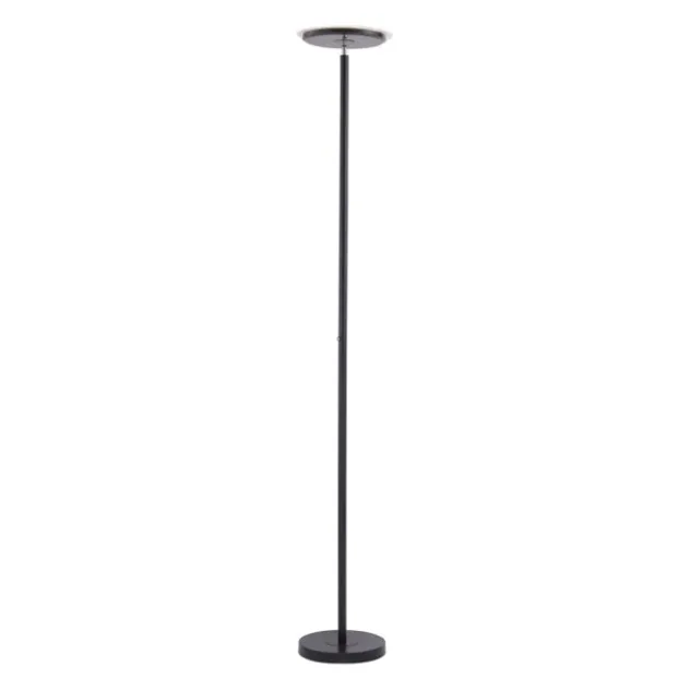 LED-Deckenfluter, schwarz, verstellbaren Fluterkopf, Stehlampe