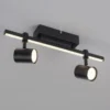 LED Deckenlampe 2 flammig mit LED Board schwarz drehbar Memoryfunktion