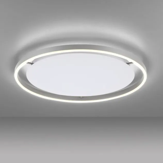 LED Deckenleuchte aluminium rund Ø60cm dimmbar Switchmo warmweiß