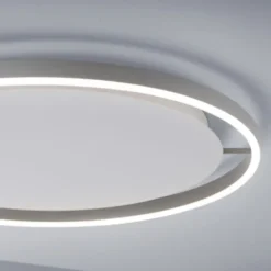 LED Deckenleuchte aluminium rund Ø60cm dimmbar Switchmo warmweiß