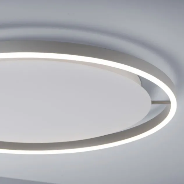 LED Deckenleuchte aluminium rund Ø60cm dimmbar Switchmo warmweiß