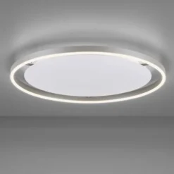 LED Deckenleuchte aluminium rund Ø60cm dimmbar Switchmo warmweiß