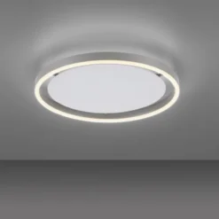 LED Deckenleuchte aluminium rund Ø40cm dimmbar Switchmo warmweiß