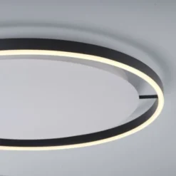 LED Deckenleuchte anthrazit rund Ø60cm dimmbar Switchmo warmweiß