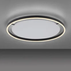 LED Deckenleuchte anthrazit rund Ø60cm dimmbar Switchmo warmweiß