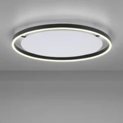 LED Deckenleuchte anthrazit rund Ø60cm dimmbar Switchmo warmweiß