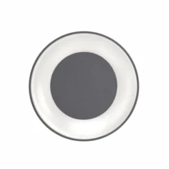 LED-Deckenleuchte, anthrazit, dimmbar, App, Fernbedienung