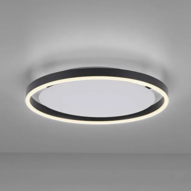 LED Deckenleuchte anthrazit rund Ø40cm dimmbar Switchmo warmweiß