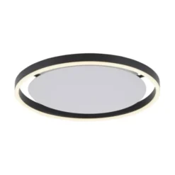 LED Deckenleuchte anthrazit rund Ø40cm dimmbar Switchmo warmweiß