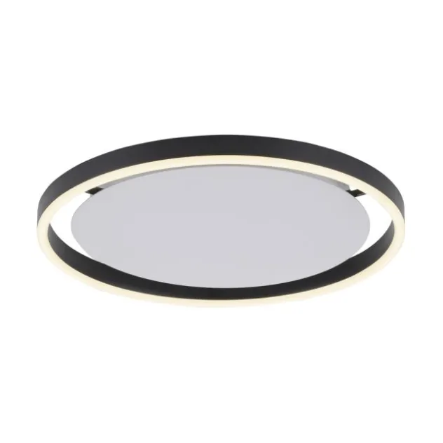 LED Deckenleuchte anthrazit rund Ø40cm dimmbar Switchmo warmweiß