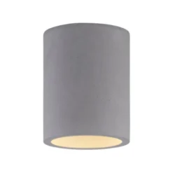 LED Deckenleuchte, betonfarben, GU10, LED wechselbar, IP20