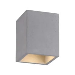 LED-Deckenleuchte, betonfarben, GU10, LED wechselbar, IP20