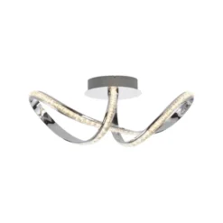 LED Deckenleuchte chrom dimmbar Memoryfunktion modern