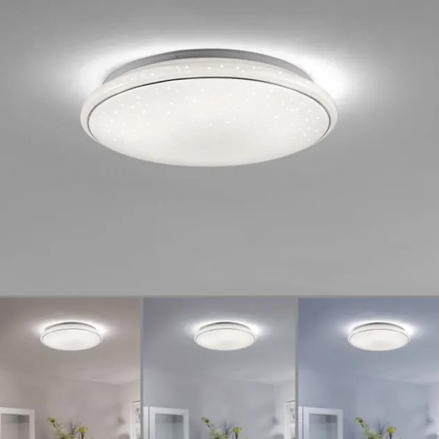 LED Deckenleuchte Ø59cm rund Sternenhimmel Farbwechsel CCT Memoryfunktion