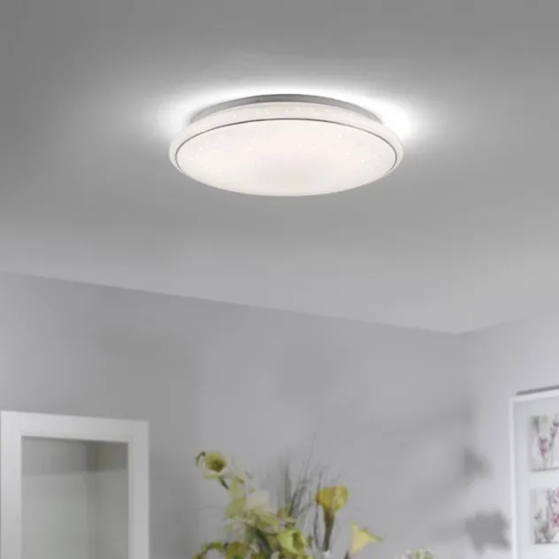 LED Deckenleuchte Ø59cm rund Sternenhimmel Farbwechsel CCT Memoryfunktion