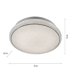 LED Deckenleuchte Ø35cm rund Sternenhimmel Farbwechsel CCT Memoryfunktion