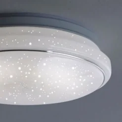 LED Deckenleuchte Ø44cm rund Sternenhimmel Farbwechsel CCT Memoryfunktion